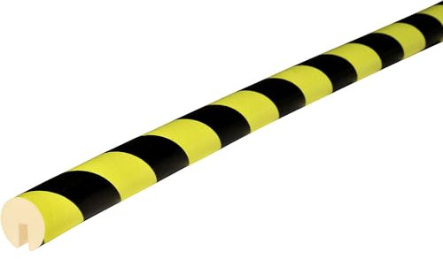 SHG | Knuffi® Kantenschutz | Typ B | 1-m-Stück | schwarz/fluoreszierend