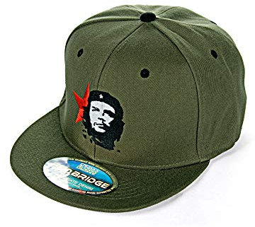 Redbridge Unisex Red Bridge Logo Cap Fitted oder Snapback Basecap Che Guevara Signature Bestickt Olive - Fitted One Size