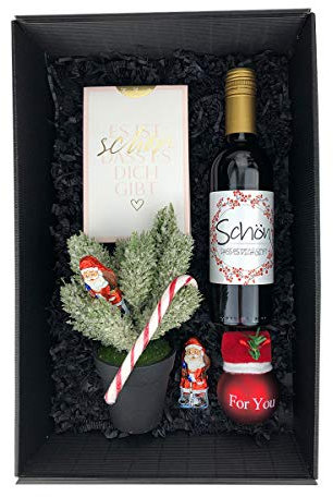 Geschenkbox 'Schön das es Dich gibt' / Frauen/Christbaum/Freundin/Geschenk/Heilig Abend, Auswahl:Box 02