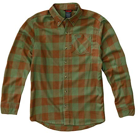 Mossy Oak Herren Men's Buffalo Plaid Flannel Shirt Hemd, Toffee Buffalo, S EU