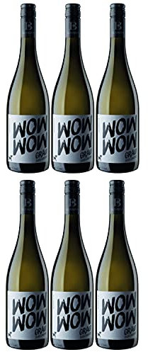 Emil Bauer White Label WOW WOW Grauburgunder QbA Weißwein Wein trocken Deutschland (6 Flaschen)
