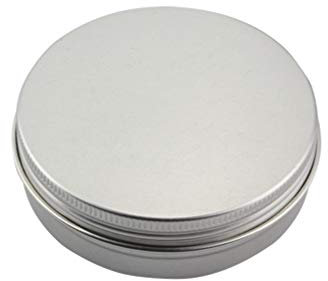 HEALLILY 100 Ml Aluminium Probenbox Mit Schraubdeckel Kosmetik Nachfüllbehälter Runde Aludose Für Creme Tiegel Make-up Pomade Lip Balm Salbe