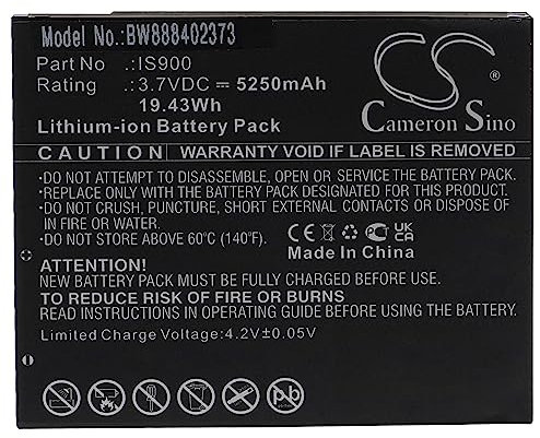 vhbw Akku Ersatz für Pax IS900 für Kartenleser, NFC Smart Card Reader, Lesegerät (5250 mAh, 3,7 V, Li-Ion)