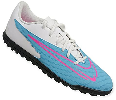 NIKE Men's Phantom Gx Club Tf Sneaker, Baltic Blue Pink Blast White Laser Blue, 6 UK