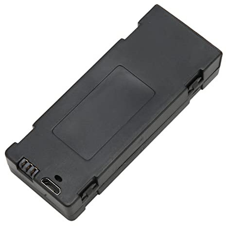 RC Drone Battery, 3.7V 1800Mah Drone Lipo Battery RC Drone Accessories for E88 E88MAX E525 E99 K3 RC UAV (Black)