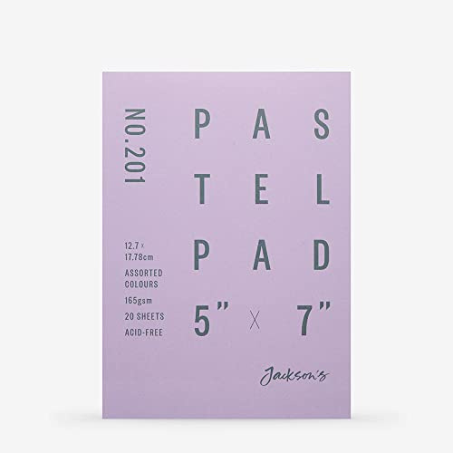 Jackson's Pastel Paper Pad 45% Cotton 5x7in 165gsm for Soft Pastels
