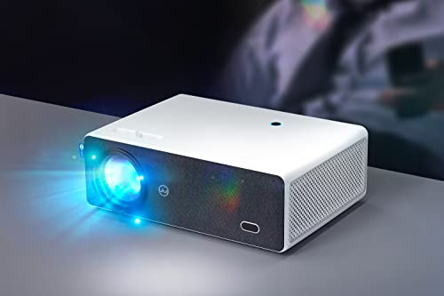 5G WiFi Bluetooth Native 1080P Beamer [Inklusive Projektionswand und Tasche] VIVIBRIGHT Full HD Movie Projektor, 300 Display Unterstützung 4k Heimkino, Kompatibel mit Telefon/XBox/PS4/TV Stick/HDMI