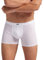 Boxer Uomo Cotone 100% (Pacco da 6) Set di Mutande da Uomo Cotone Bianche e Colorate Intimo Underwear IRBU006 (M, Bianco)