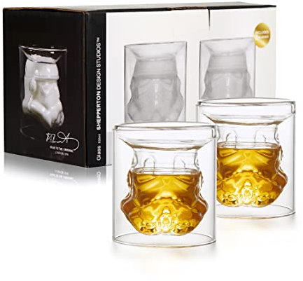 JUSSES Whisky Gläser,Bleifrei Kristall Tumbler,Geschenke für Männer,Whisky Geschenkset für Männer, Papa, Whisky Tumbler Glas für Scotch, Cocktail