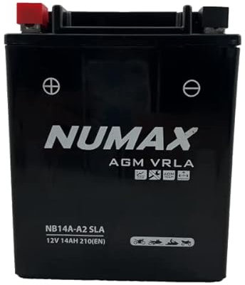 Numax - Batterie moto NUMAX NB14A-A2 SLA 12V 14Ah 210A Dimensions: 134x90x166mm et plus à Gauche, Petite