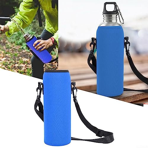 Sac de transport pour bouteille d'eau, 1000 ml, sac isotherme avec sangle pour la marche quotidienne, le camping, la randonnée, les sports de plein air