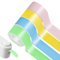 Hemiks 4 Rollen Thermo-Etikettenband L1/Q1/M1, 16 mm x 4 m, Gelb, Grün, Rosa, Blau, Selbstklebend, Kompatibel für Etikettendrucker