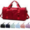 Personalisierte bestickte Namens-Seesack – Turnbeutel, Sporttasche, Yoga-Tasche, Schwimmtasche, Reisetasche mit Nass- und Trockenfach und separatem Schuhfach