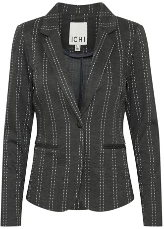 ICHI IHRuti Damen Blazer Jackenblazer Anzugsblazer mit Reverskragen Paspeltaschen Regular fit