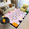 Xiaosua Teppich Reinigen Rosa Schlafzimmerteppich Mit Kariertem Spielmuster Einfach Teppich Eingangsbereich 40X60CM Orient Teppich 1Ft 3.7''X1Ft 11.6''