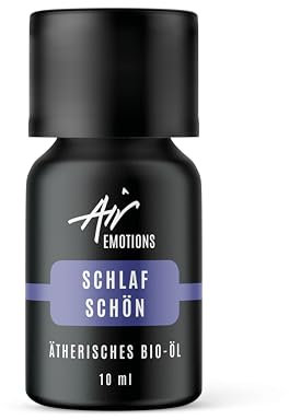 Air Creative® Schlaf schön - Ätherisches BIO Öl (100% Naturrein) - Natürliche Duftmischung fördert einen erholsamen Schlaf, mit Lavendel & Palmarosa - 10ml