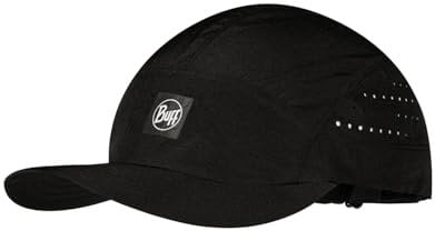 BUFF®| Kappe Speed Männlich Weiblich Erwachsene Leicht, Faltbar, Recycelte Materialien, UPF 50 Schutz, Laufen, Sport, L/XL, Noir