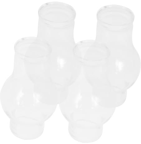 Cabilock 4 Pz paralume safe casa morbide lampade lampadario up lampada a olio ombra in Globes di Kerosene Lantern. Cancella ombra olio leggero Bicchiere lanterna Accessori