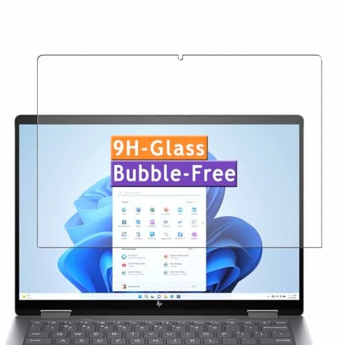 Vaxson Tempered Glass Screen Protector, compatible with HP Envy x360 14-fc0000 14-fa0000 14-fa 14-fc 14 Laptop Visible Area, 9H Film Protectors Guard