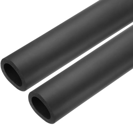QUARKZMAN 2 Stück Rohrisolierungsschaumrohr Dämmung 40mm ID 54mm(2 1/8) OD 24 Wärmeschutz für Frostschutz, Griff, Schwarz