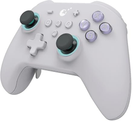 GuliKit KK3 Max Game Controller Joystick Hall Effect Trigger Analogici E Digitali Wireless Pro 1000hz Polling Rate Maglev/HD/Rotory Vibration Compatibile Con Switch/PC/Android/iOS/Steam Deck(Grey)