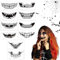Halloween mund tattoo, 10 Halloween Mund Tattoos Aufkleber, skull face tattoo, halloween aufkleber gesicht, gesichtstattoo, für Cosplay Dekoration Halloween Party,Halloween Make up Accessoires