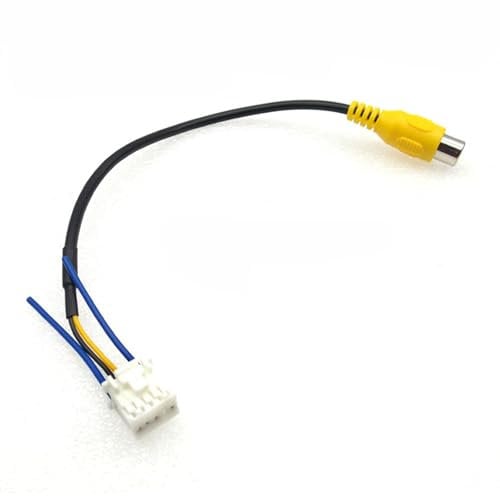 Cable de 10 pines para cámara de visión trasera, estéreo, adaptador de entrada de vídeo RCA para Android, para la conexión de imágenes de marcha atrás con dispositivos Android