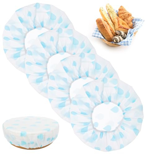 Bread Proofing Cover, ValueBargain 4 Pack Reusable Bowl Covers for Bread Proofing, Elastic Covers for Sourdough, Eco-Friendly and Washable