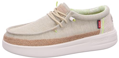 Fusion Leinenschuh Grün in Größe 41