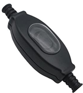DIYEAH 250V Interruptor de Agua Doble Interruptor de Línea Práctico Accesorios de Hardware Resistente al Agua Polvo Uso Interior y Exterior