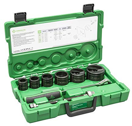 Greenlee 7238sb Slug-buster Knockout kit avec clé à cliquet