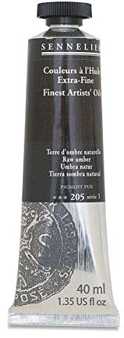 Sennelier Couleurs à l'huile : 40ml Terre d'ombre brut