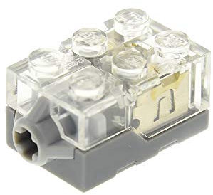 Lego City Classic Basic 2 Stück Leuchtsteine 2x3x1 Gelbes Licht (54930) - Ersatzteile für kreative Lego® Projekte - Hochwertige Konstruktionssteine für Kinder und Erwachsene