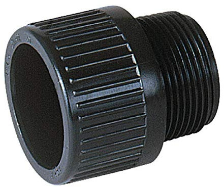 embout pvc pression - femelle - diamètre 50 mm - filetage 40 x 49 - nicoll e50f