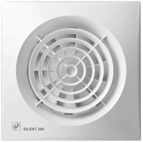 S&P 5210426200 SILENT-200 CHZ Extracteurs de salle de bain, 220-240 V, 50 Hz