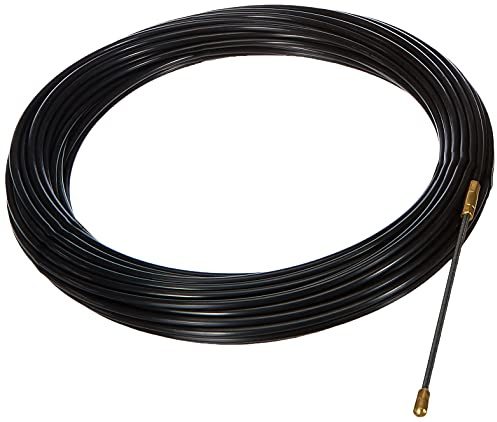 Electraline 61055, Nylon-Einziehband, 20 M, Durchmesser 4 mm, Schwarz