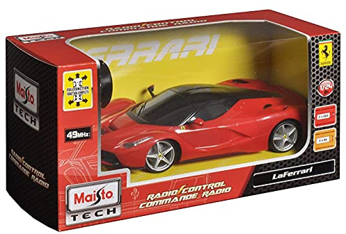 Maisto Tech R/C LaFerrari: Ferngesteuertes Auto im Maßstab 1:24, mit Pistolengriff-Steuerung, Hinterradantrieb, ab 8 Jahren, 20 cm, schwarz (581086-2)