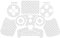 Sticker Autocollant Aspect Carbone 3D Skin pour Manette PS4 Blanc