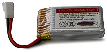 Jamara Jamara423029 3.7 V 380 mAh 1.4 WH Batterie LiPo Lot