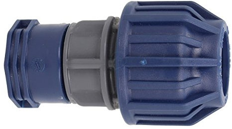 MDPE Water Pipe Compression Fitting 25MM X 22MM Conversion Reducer Push FIT MDPE to Copper Coupling