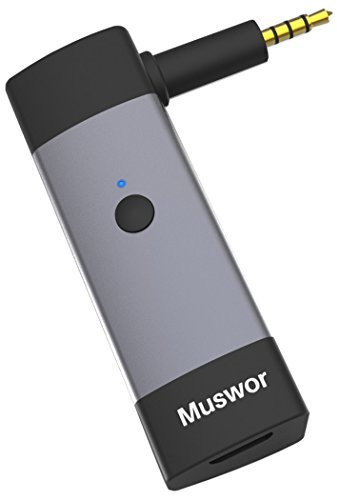 Muswor récepteur Bluetooth Adaptateur sans Fil pour Bose QuietComfort 3 (QC3) Casque (Non Compatible avec d'autres)