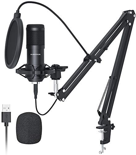 SUDOTACK ST-800 Podcast Microphone Kit, 192kHz/24bit USB Condenser PC Mic