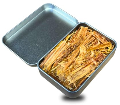 feine Kienspänesplitter Zunder in Dose Anzünd-Hilfe Outdoor für Magnesium-Feuerstarte