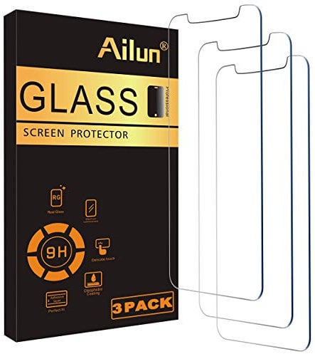 Ailun Glass Screen Protector Compatible for iPhone 12 pro Max 2020 6.7 Inch 3 Pack Case Friendly Tempered Glass