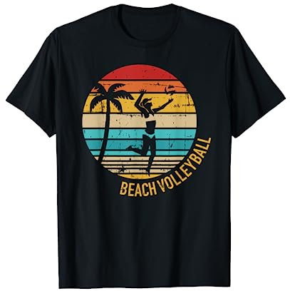 Beachvolleyball vintage retro T-Shirt
