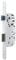 Yale Y15R-A40/B/SF - Serrure à encastrer coffre 135 mm, pêne dormant demi-tour, axe 40 mm, réversible, blanc, 1 clé, gâche incluse
