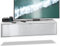 Vladon TV Board Lana 120 Mobile da Parete Porta TV 120 x 29 x 37 cm, Struttura in Bianco Opaco, Frontali in Bianco Lucido | Ampia Scelta di Colori