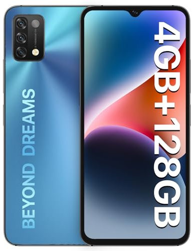 UMIDIGI A11 Moviles,4GB + 128GB Telefonos Moviles,Smartphones Android 11 Teléfono,Pantalla De 6.53''HD+, Batería 5150 mAh,Cámara AI De 16MP,4G Dual SIM/OTG (Azul)