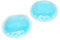 1 par de Compresas Frías y Calientes para los Ojos, Almohadilla Azul Redonda para Aliviar la Tensión Ocular, Gel de Hielo para Enfriar, Paquete para los Ojos, Paquete Frío
