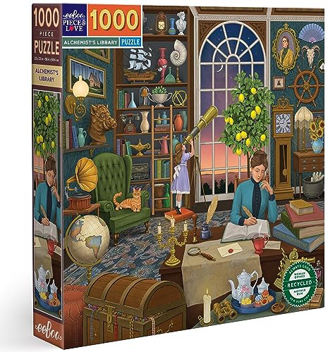 eeBoo PZTAHL Alchemist Puzzle, Schwarz